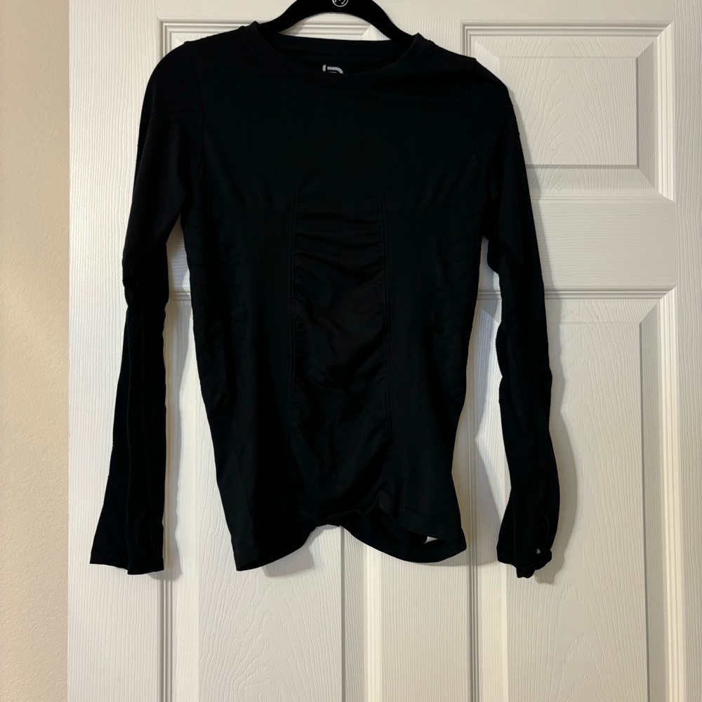 Blanc Noir Seamless Magnetic Long Sleeve Top, Black size L